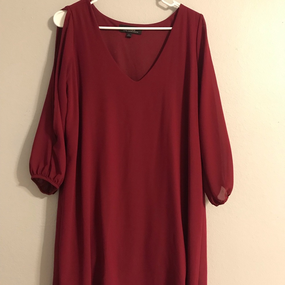 Lulu’s Bell Dress- Medium, in Wine